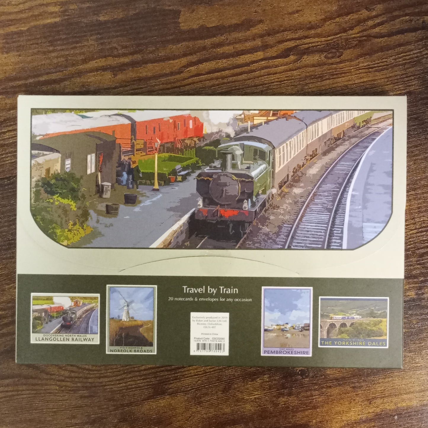 Notecards Travel by Train