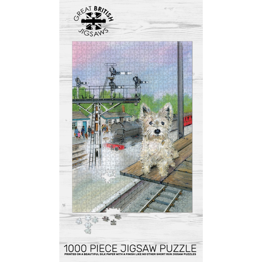 Jigsaw Railway Dogs Rosie 1000 piece