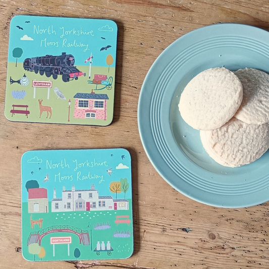 Set of 4 Coasters - Jessica Hogarth Collection
