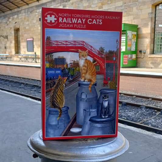 Jigsaw Railway Cats Milk 1000 piece