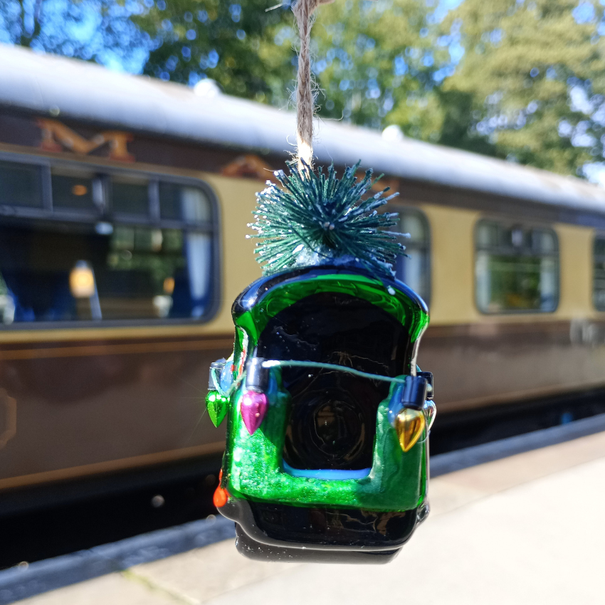 Christmas Express Train Shaped Bauble