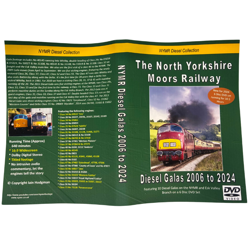 DVD Diesel Galas 2006 to 2024