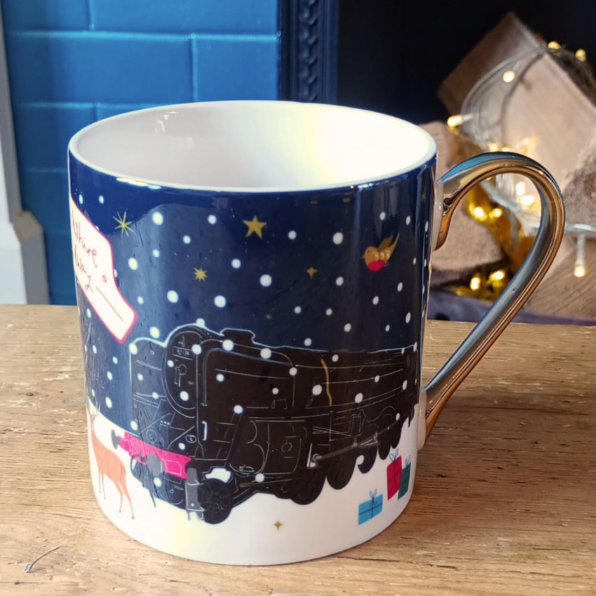 Christmas Bone China Mug - Jessica Hogarth Collection