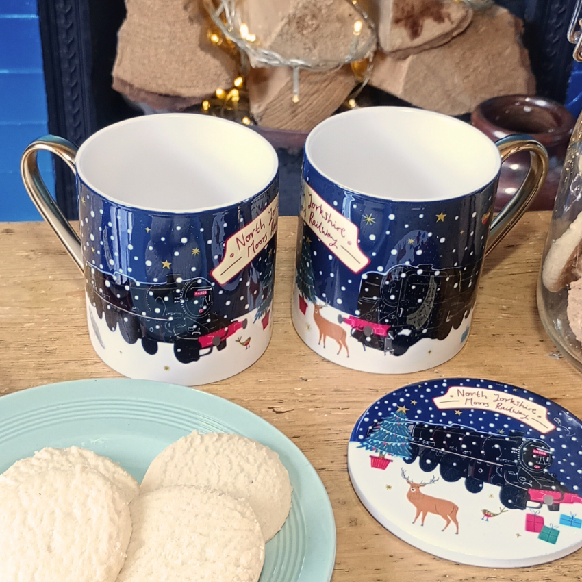 Christmas Bone China Mug - Jessica Hogarth Collection
