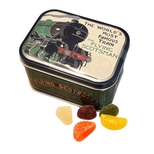 Flying Scotsman Tin of Fruit Jellies