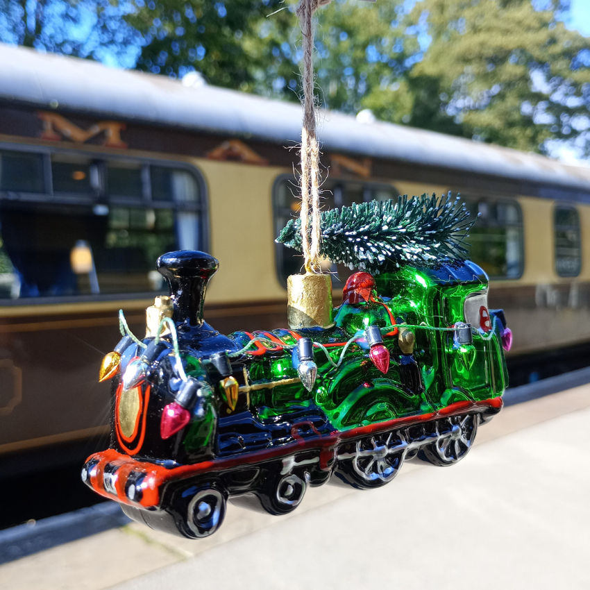 Christmas Express Train Shaped Bauble