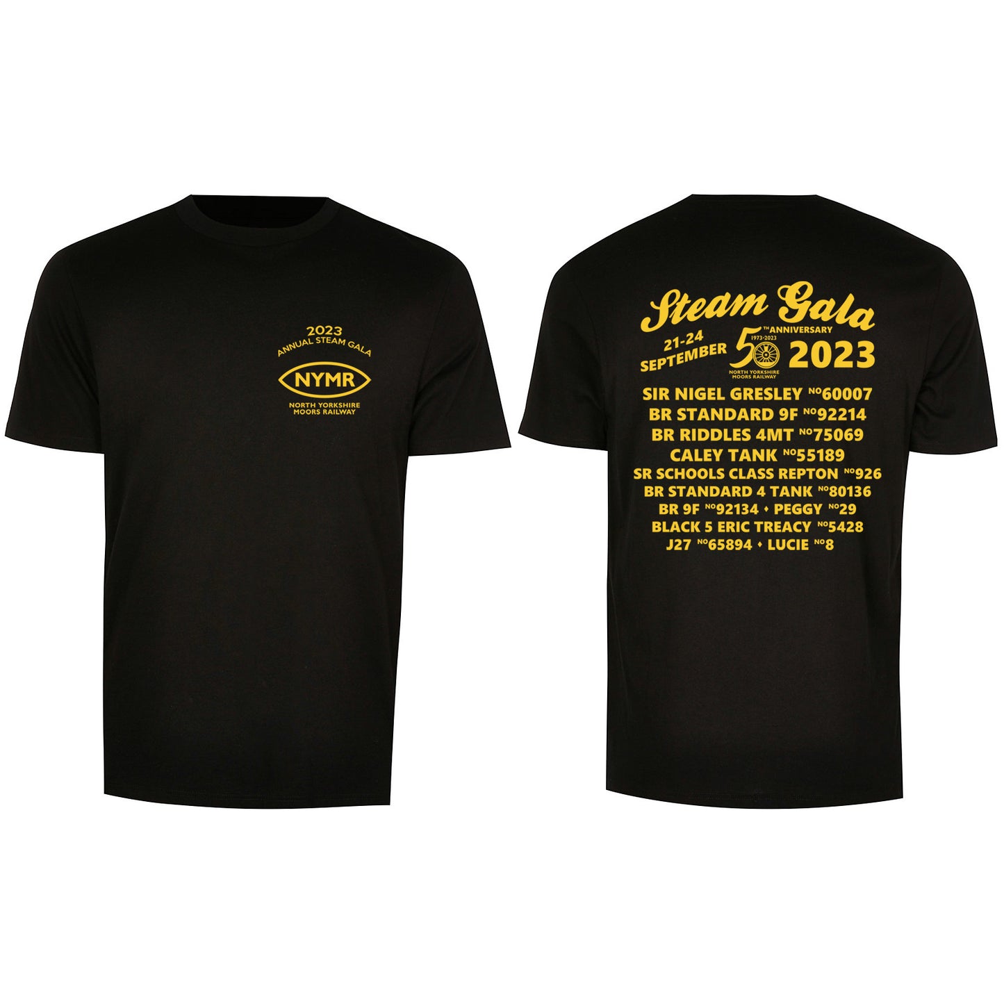 Image showing both the front and back views of the T-shirt