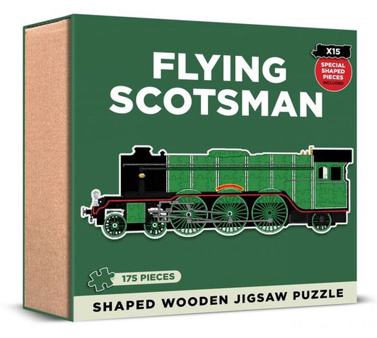 Flying Scotsman Shaped Wooden Jigsaw