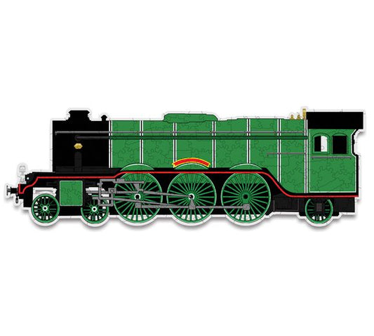 Flying Scotsman Shaped Wooden Jigsaw