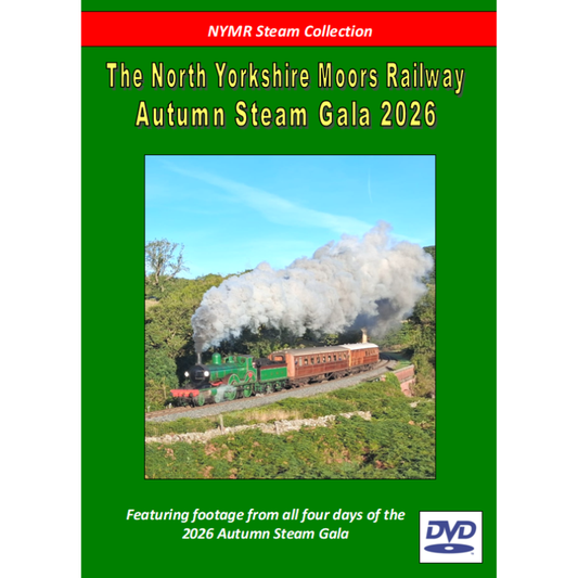 Front cover of the DVD with image of the T3 locomotive in full steam
