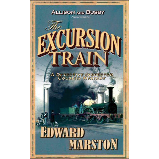 illustrated book cover showing a Victorian steam locomotive emerging from a tunnel.