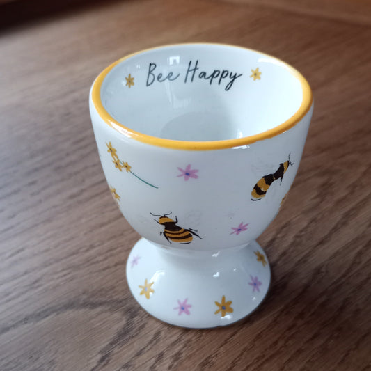 Bee Happy Egg Cup