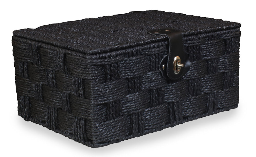 Black Paper Rope Gift Basket