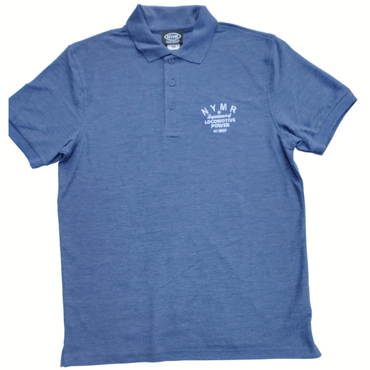 Locomotive Power - Polo Shirt - Heather Navy