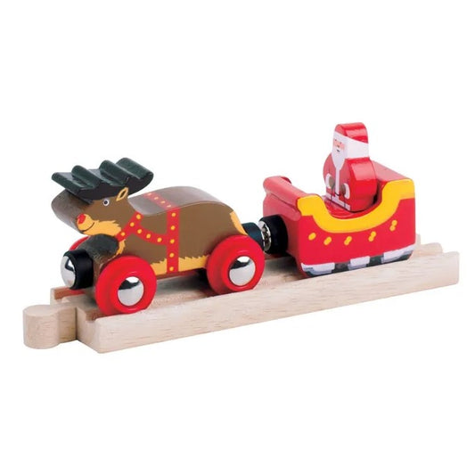 Santa Sleigh with Reindeer