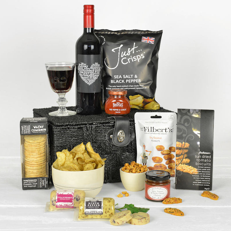 Special Occasion Red Wine and Cheese Hamper