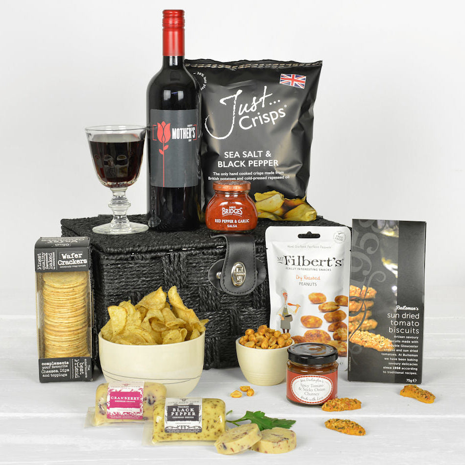 Special Occasion Red Wine and Cheese Hamper