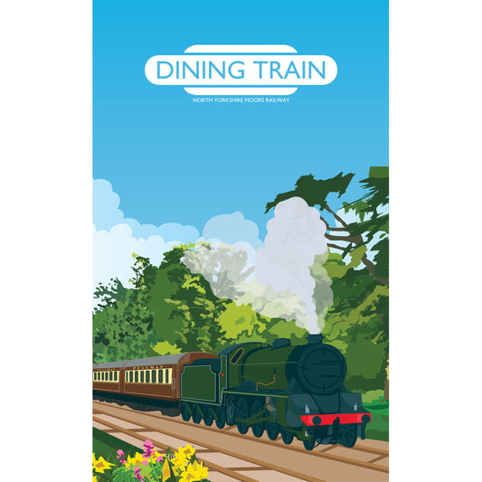 Tea Towel Dining Train