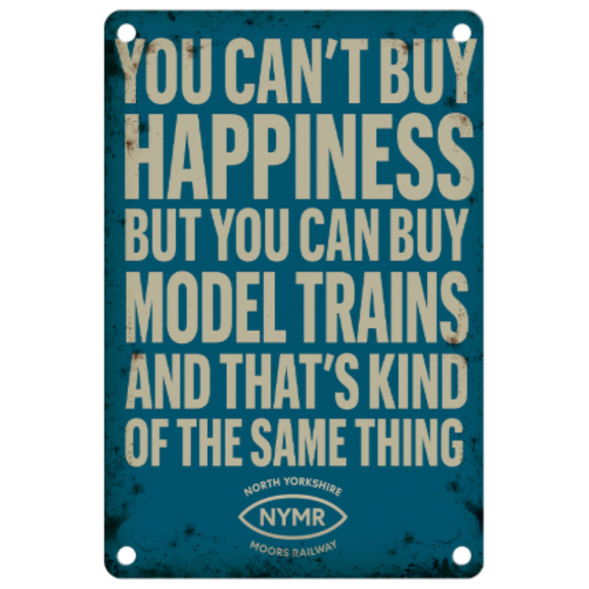 Model Trains sign - Mini