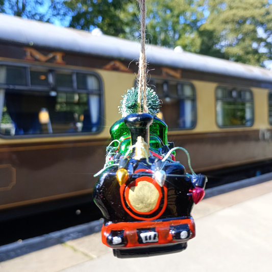 Christmas Express Train Shaped Bauble