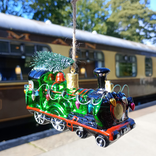 Christmas Express Train Shaped Bauble