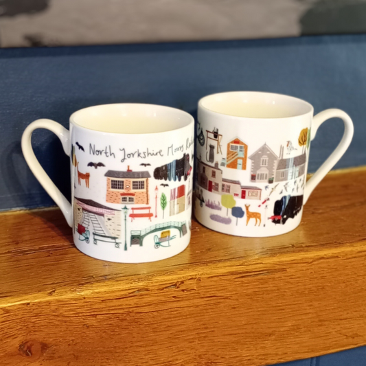 Bone China Mug Map - Jessica Hogarth Collection