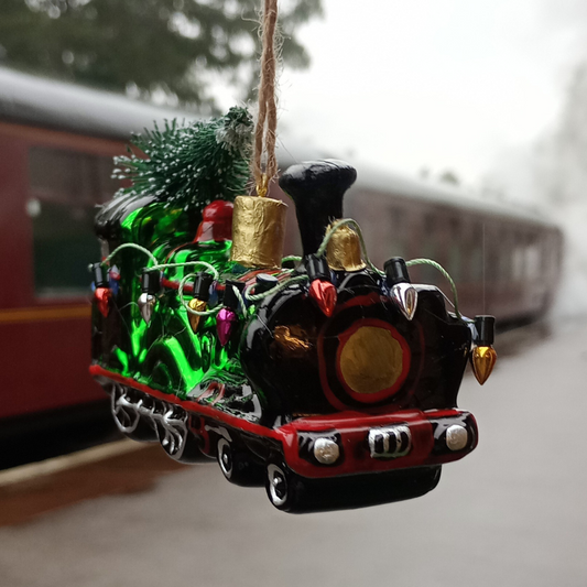 Christmas Express Train Shaped Bauble