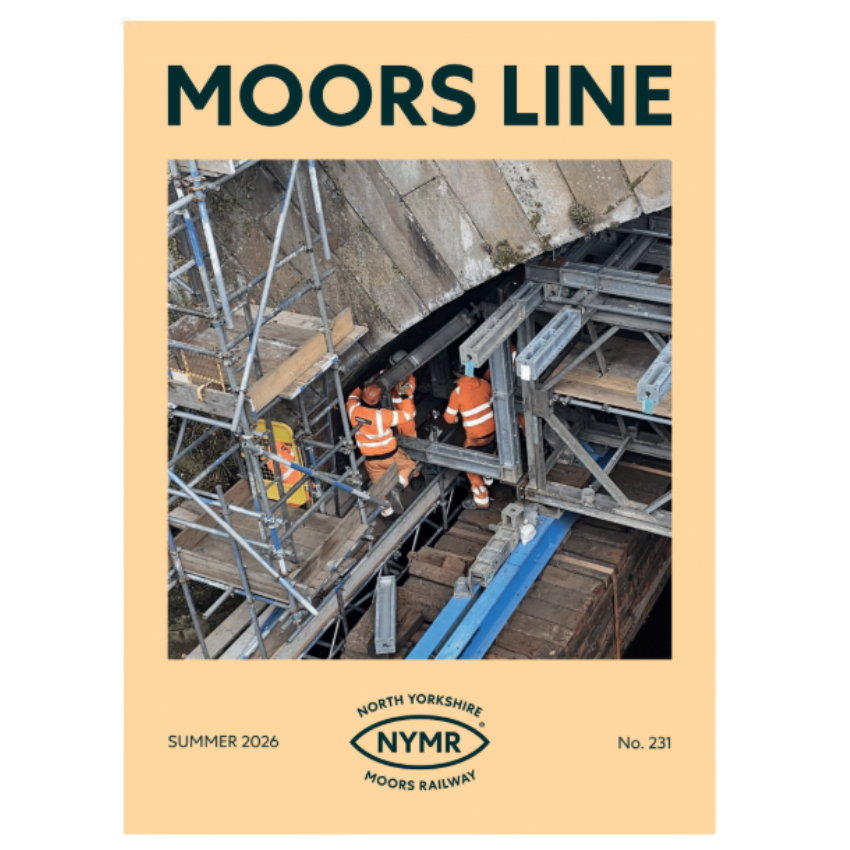Front cover of the magazine showing work on Bridge 42