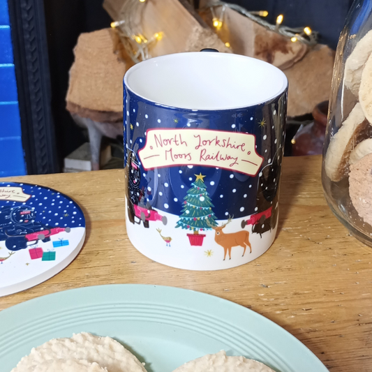 Christmas Bone China Mug - Jessica Hogarth Collection