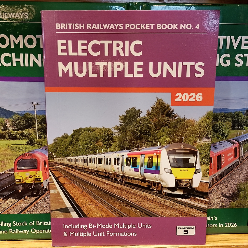 Book titled 'Electric Multiple Units' by British Railways with a train on the cover