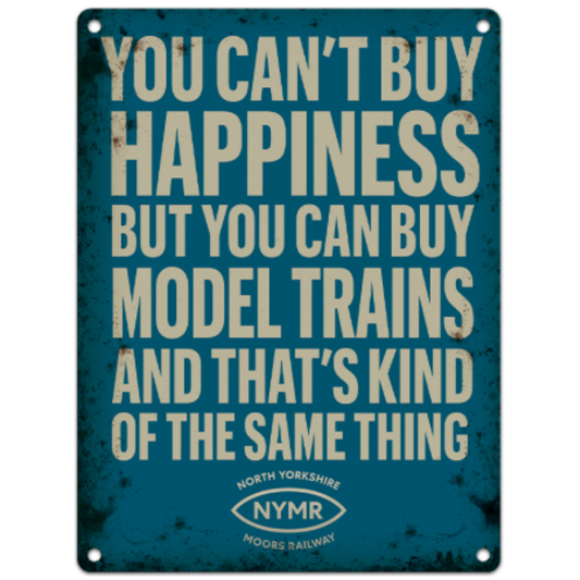 Model Trains Sign - Large