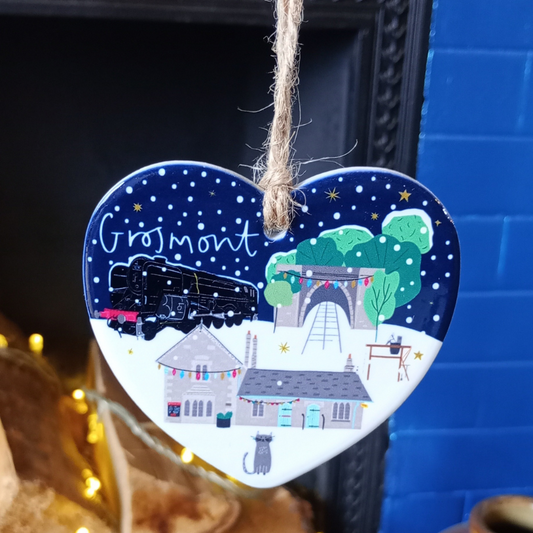 Christmas Hanging Decoration Grosmont - Jessica Hogarth Collection