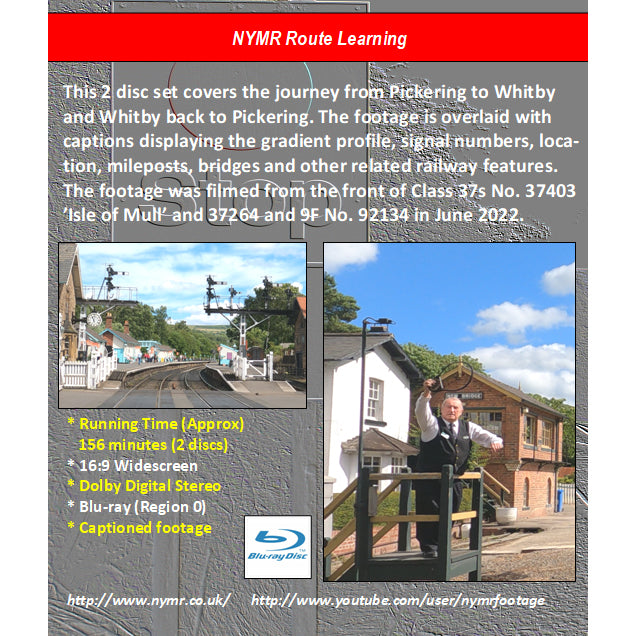 Blu-Ray Route Learning Whitby - Pickering 2022