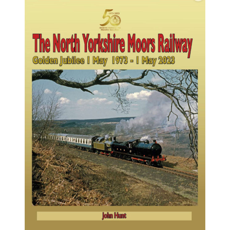 Book cover showing the title and a phoograph of one of the first passengers services to run on the newly opened NYMR