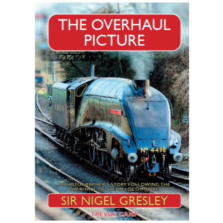 Book cover showing Sir Nigel Gresley from the front painted in black livery and with the engine number 4498